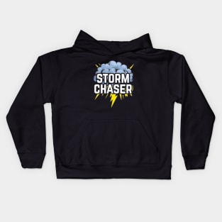 Storm Chaser Hurricane Tornado Meteorologist Weather Kids Hoodie